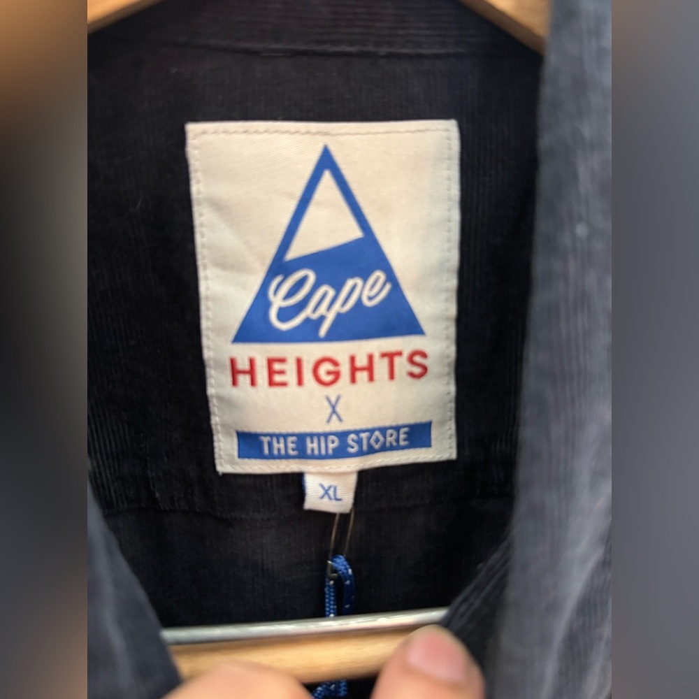 Cape Heights x The Hip Store – Cord Hyak Shirt 2016 navy sz m XL - Picture 6 of 11